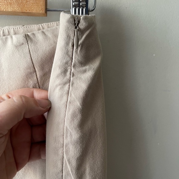 Piazza Sempione Audrey Khaki cream ankle length Trousers size 10 - Picture 5 of 11